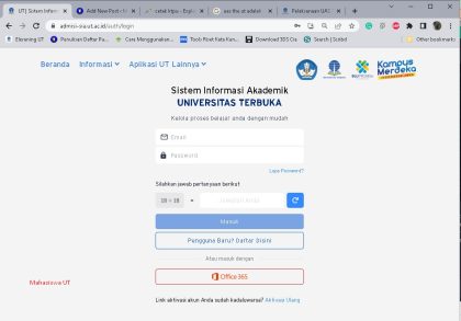 Cara Cetak Ktpu Uas The Ut Mahasiswa Ut